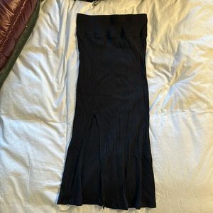 Aerie midi-skirt (black, S)